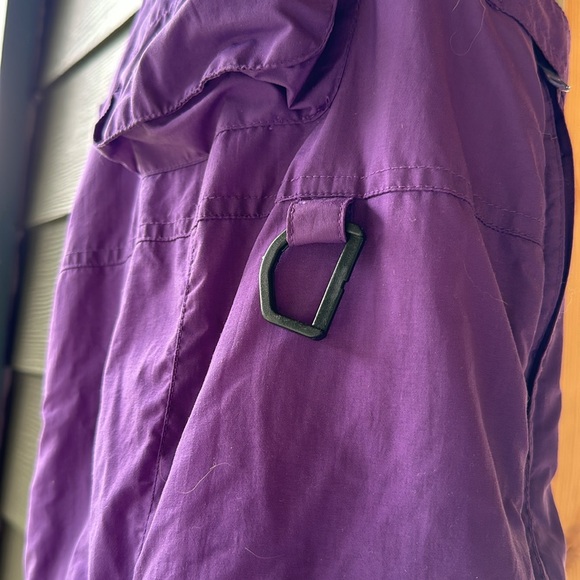 AQ ARCTIC QUEST Snow Pants Ski BIB Snow Pants purple Snowboarding Child Size 5-6 - Picture 3 of 9